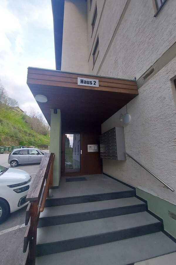 Parking and entrance