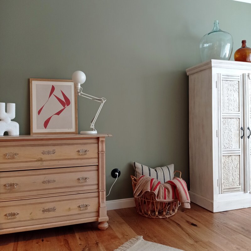 Gemütliche Atmosphäre im Schlafzimmer 