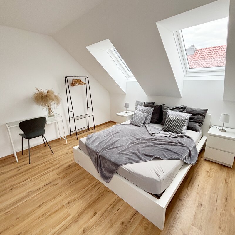 Master bedroom top floor