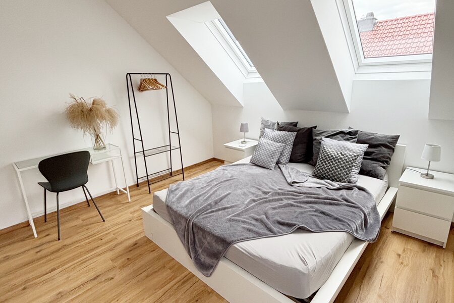 Master bedroom top floor