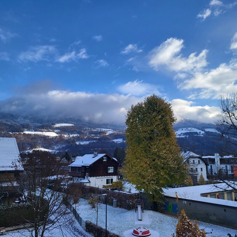 Blick vom Balkon im Spätherbst | © Inanna Kalthoff
