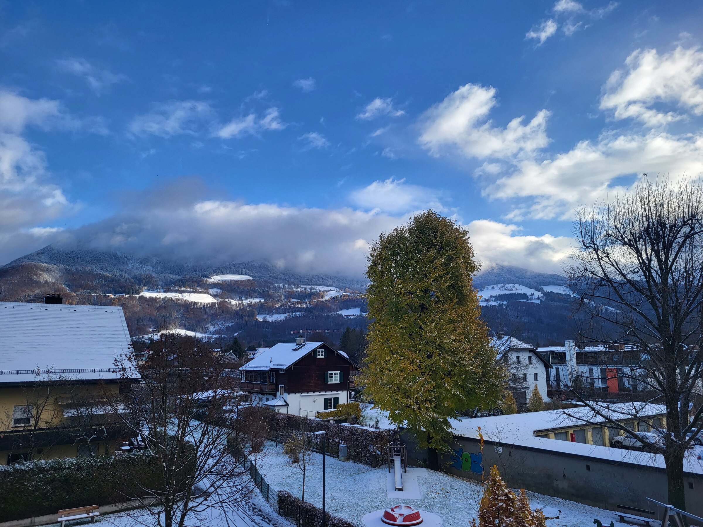 Blick vom Balkon im Spätherbst | © Inanna Kalthoff