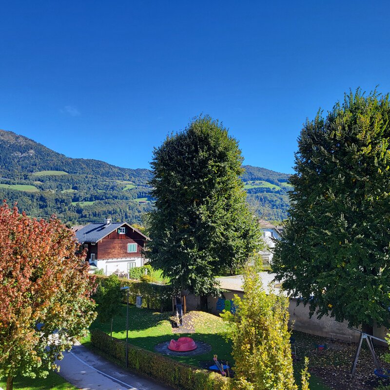 Blick vom Balkon im Spätsommer | © Inanna Kalthoff