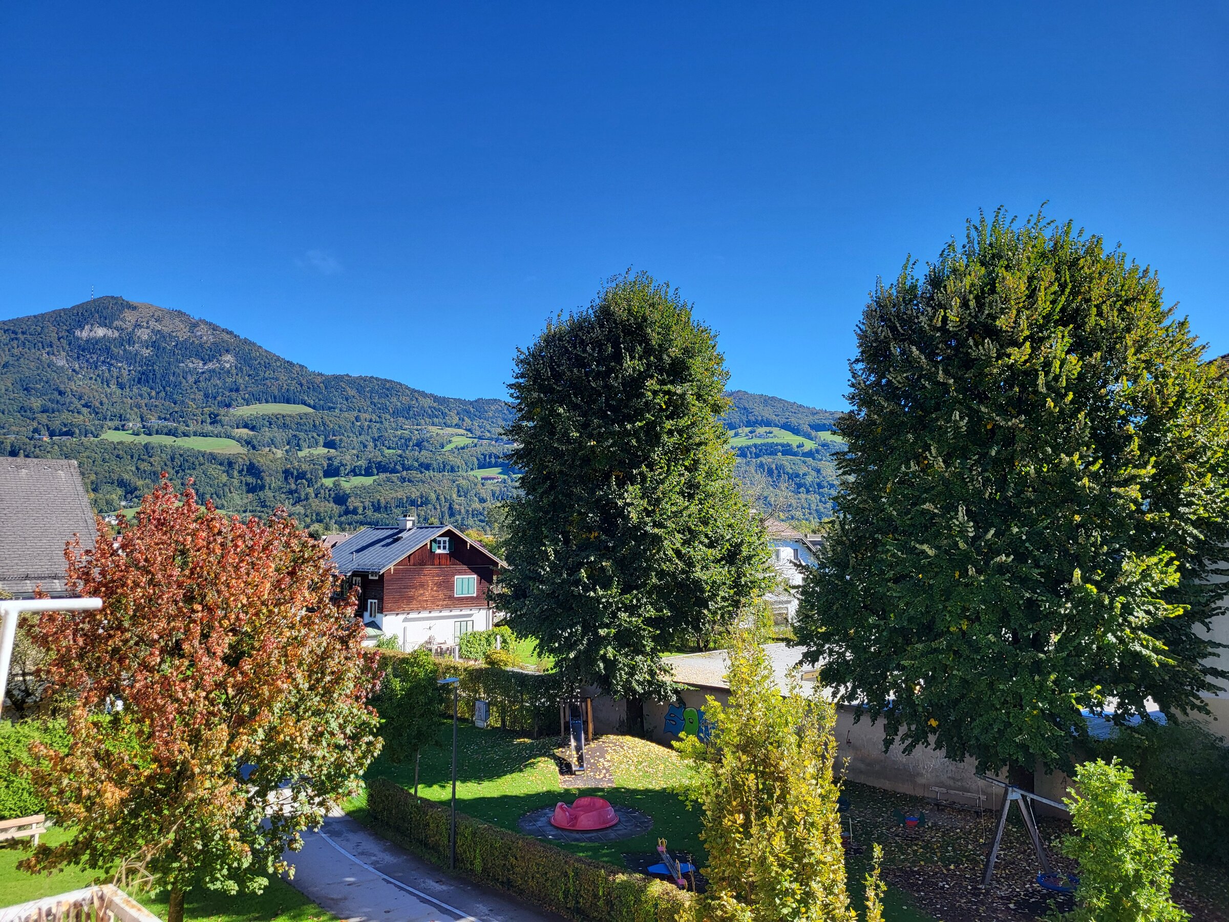 Blick vom Balkon im Spätsommer | © Inanna Kalthoff