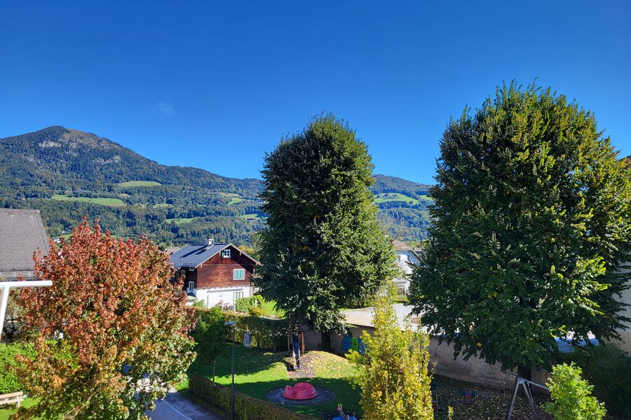Blick vom Balkon im Spätsommer | © Inanna Kalthoff