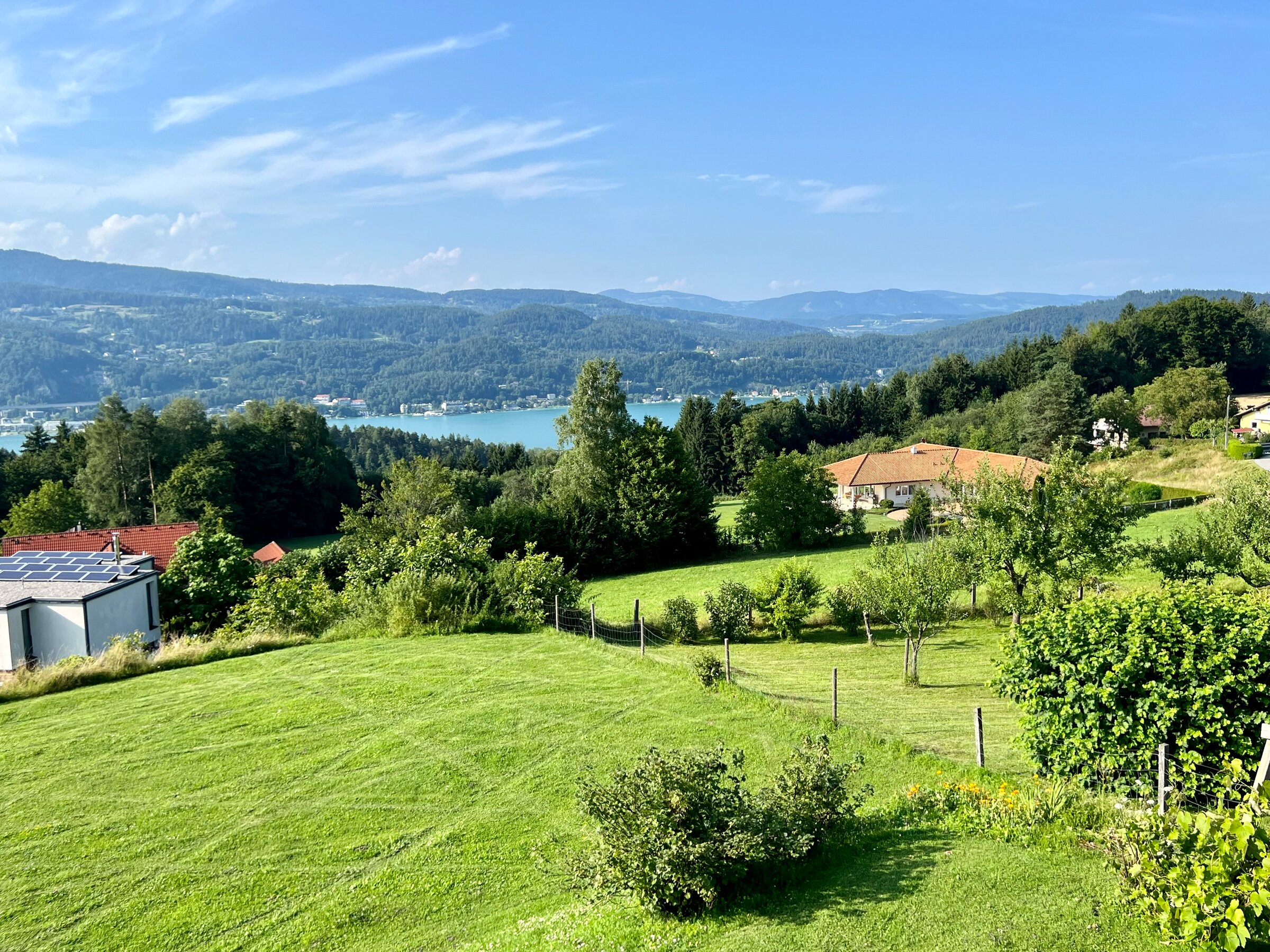 Aussicht vom Balkon 