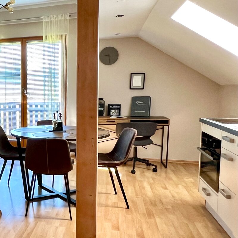 Dining area and desk
