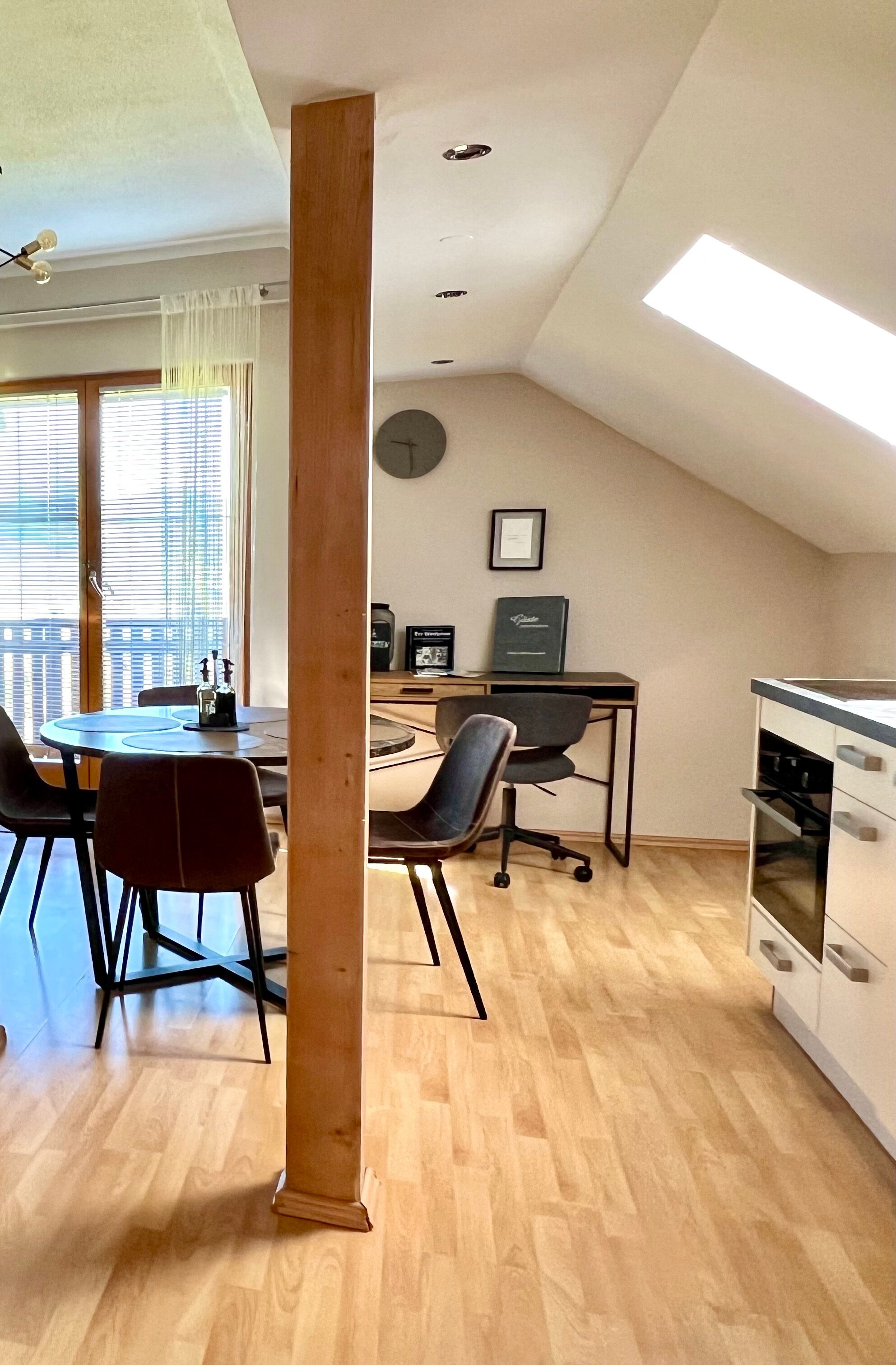 Dining area and desk