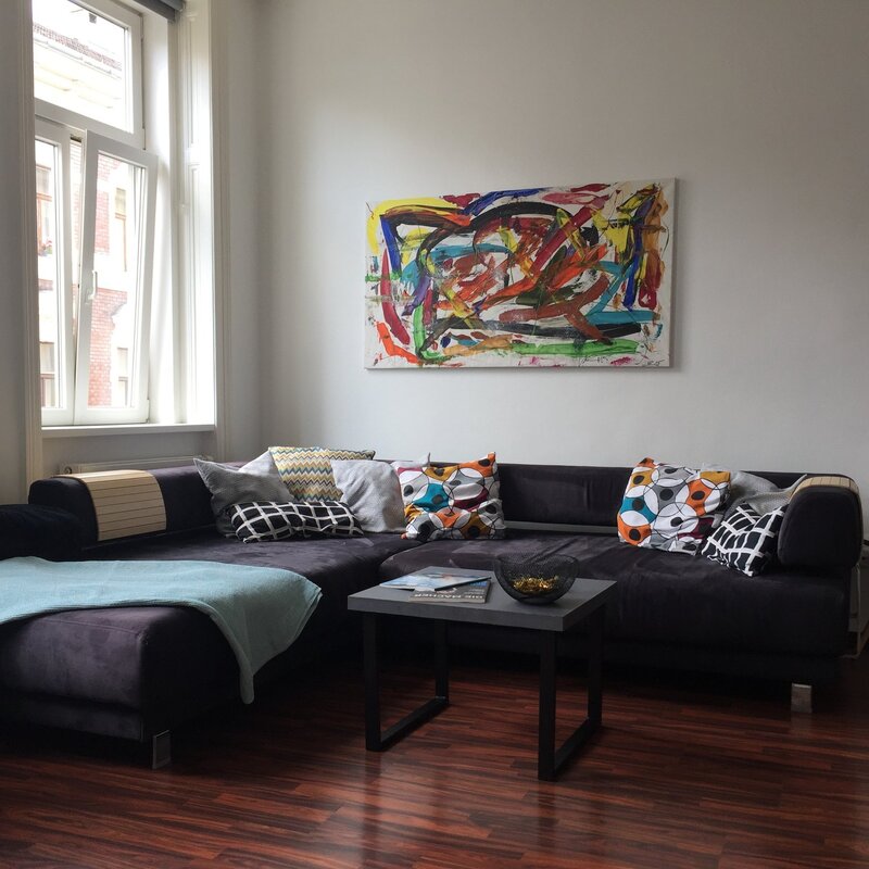 Große Kuschelcouch - auch gut für Gäste | © rl