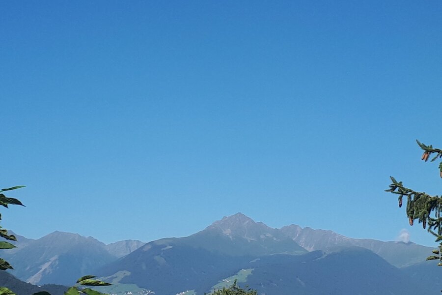 Blick von unserem Balkon aus