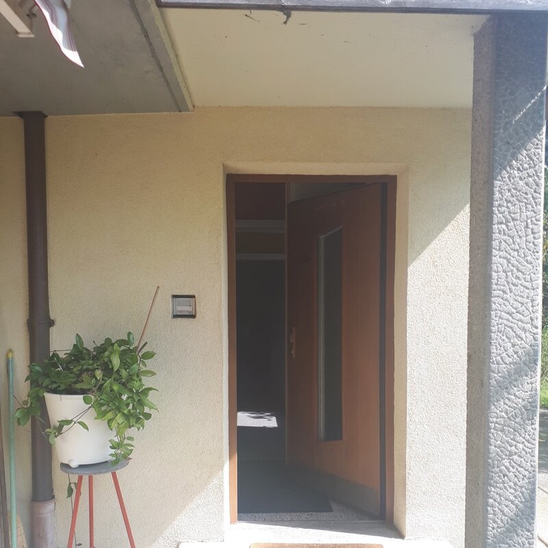 Eingang zum Haus