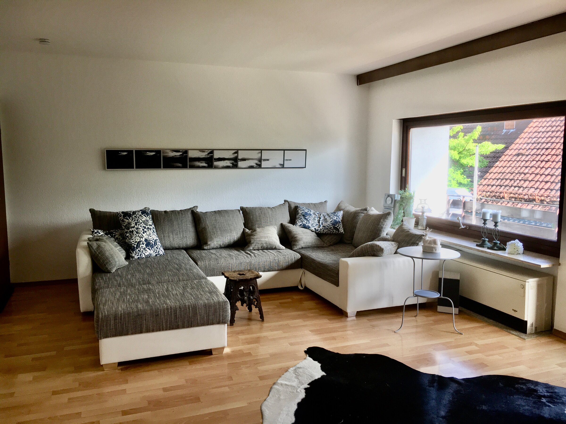 Wohnzimmer mit Schlafcouch