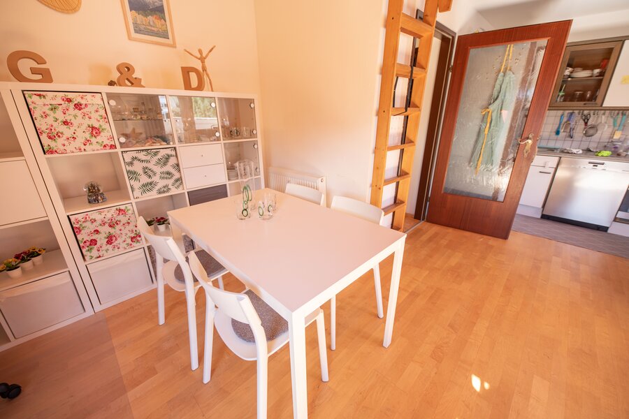 Der Essplatz kann nach eigenen Wünschen verstellt werden