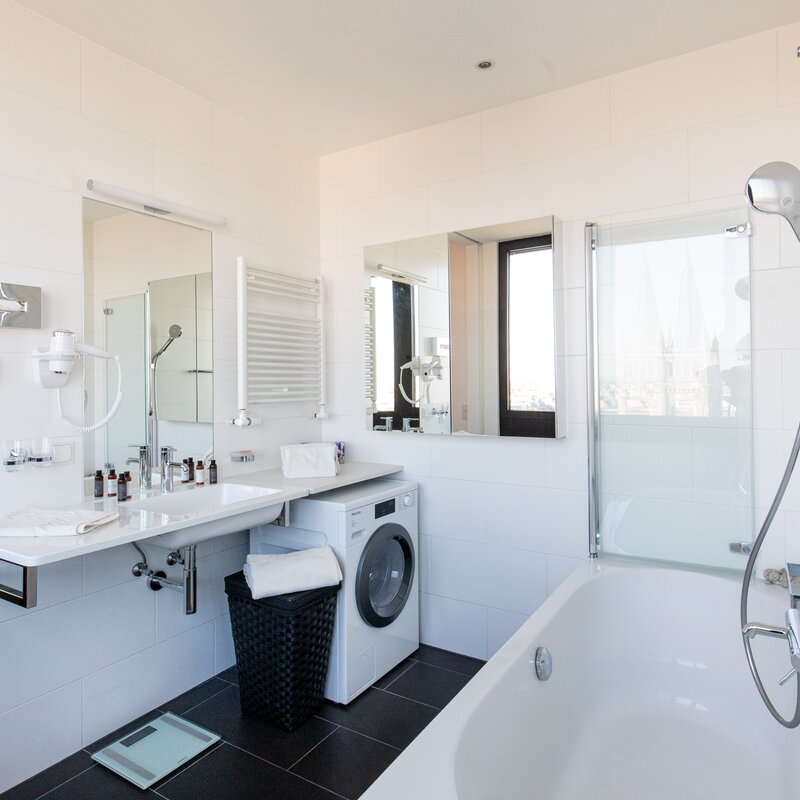 Vienna East View Bathroom | © Skyflats Vienna