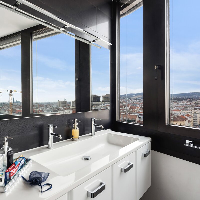 Vienna West View bathroom 1 | © Skyflats Vienna