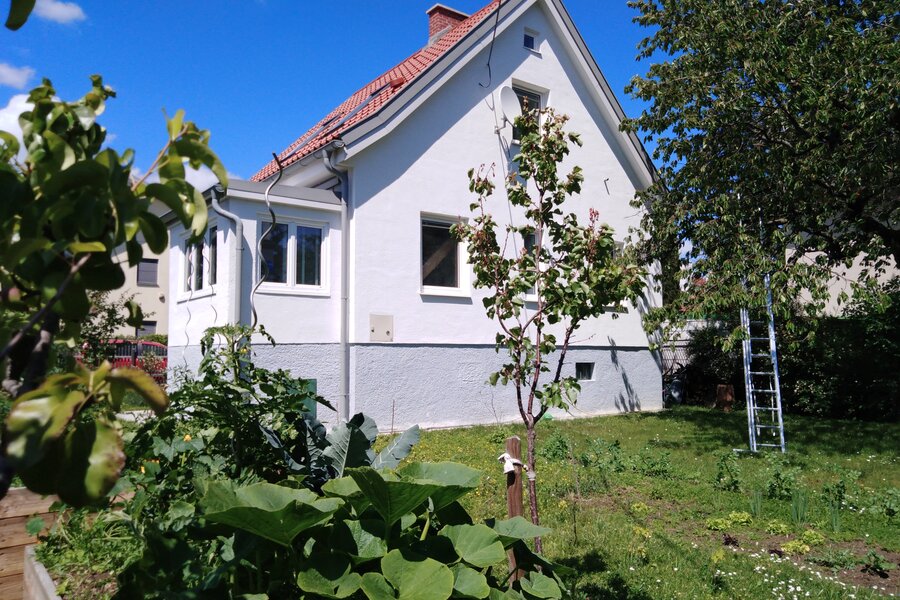 Gartenseitige Hausansicht