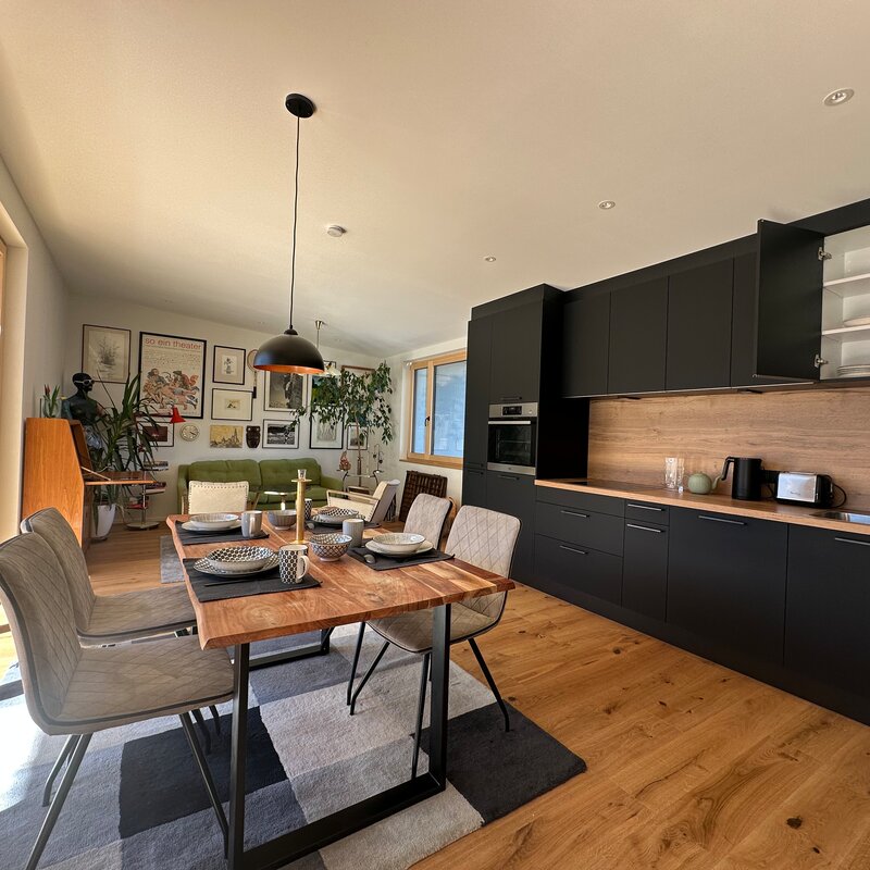 Living room with kitchen | © Martin Hauser