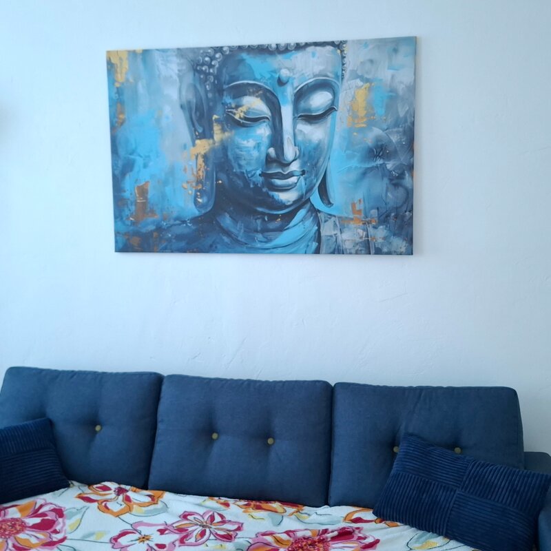 Wohnung Hauptraum Sofa 