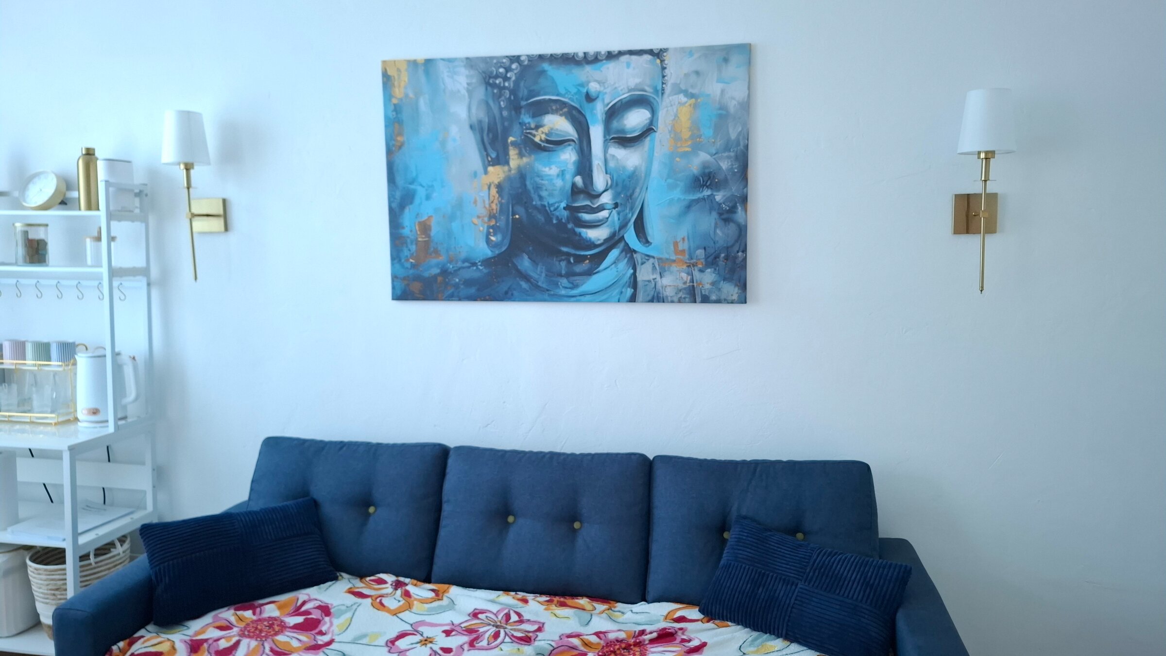 Wohnung Hauptraum Sofa 