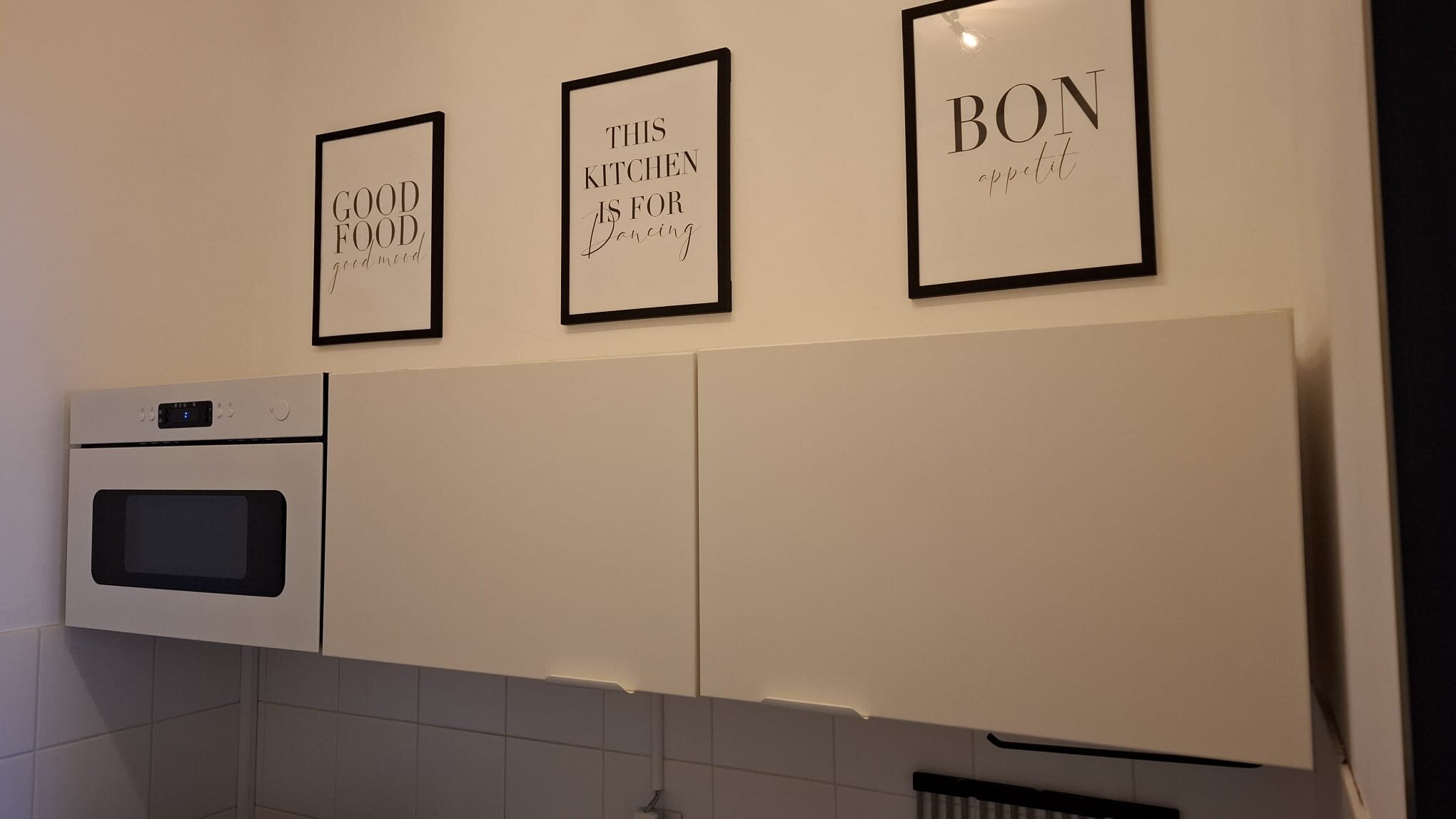 Kitchenette upper cabinets