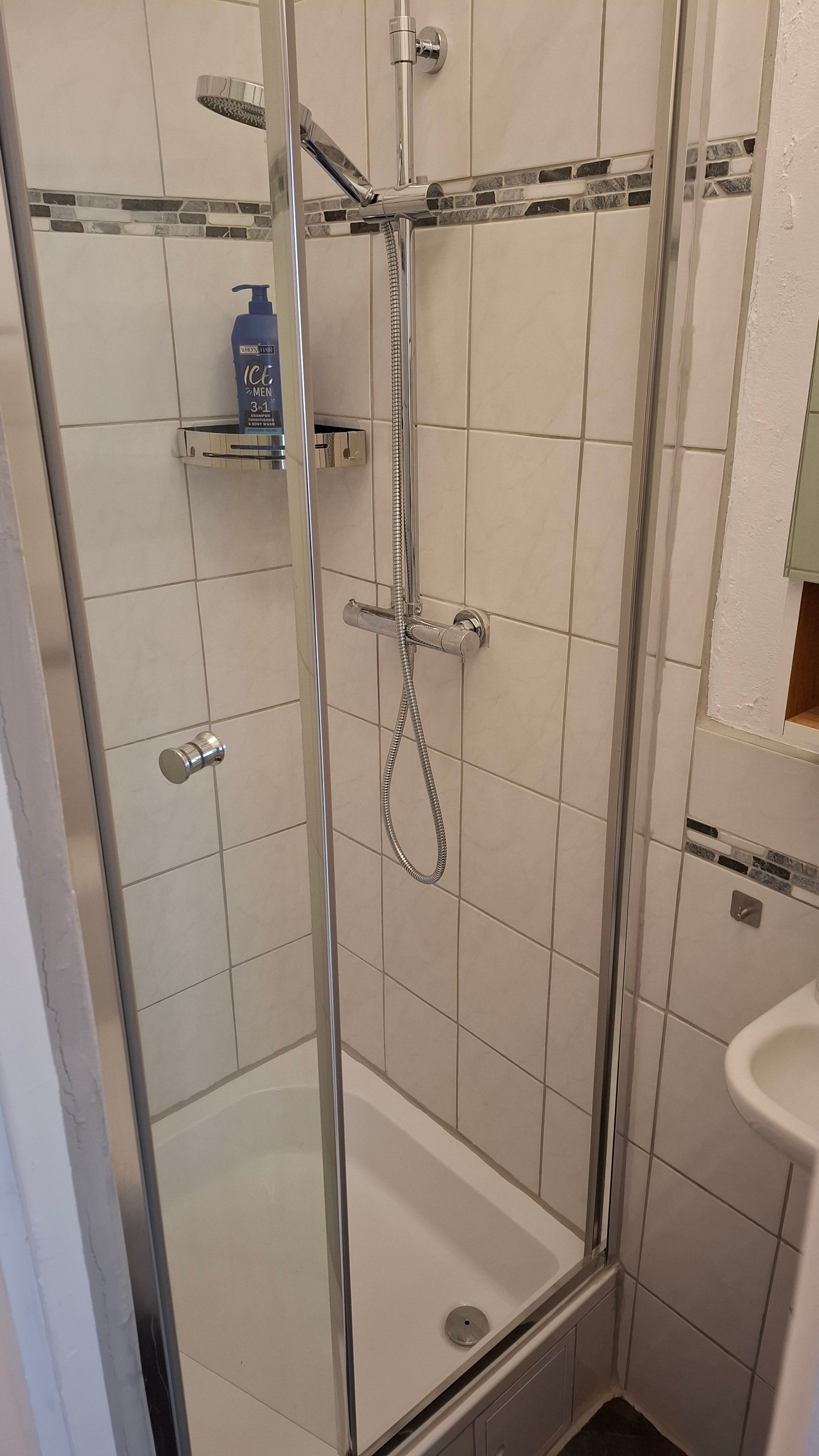 mit Regendusche