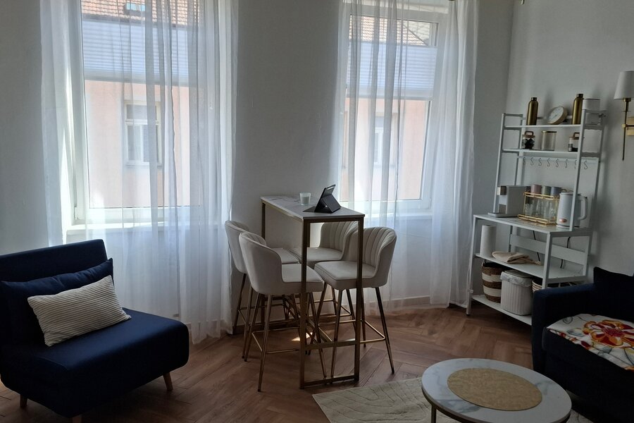 Wohnung Hauptraum Fensteransicht