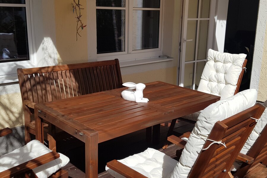 Table on the terrace