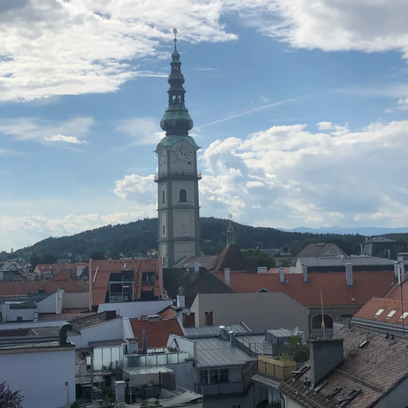 Über den Dächern von Klagenfurt wohnen