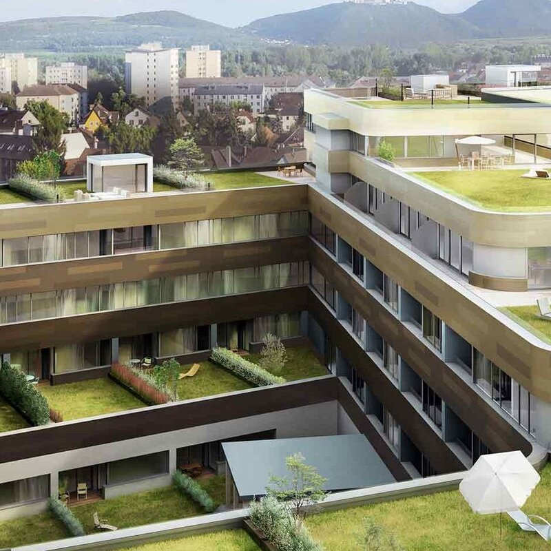 Studio apartment in new Wienertor Center