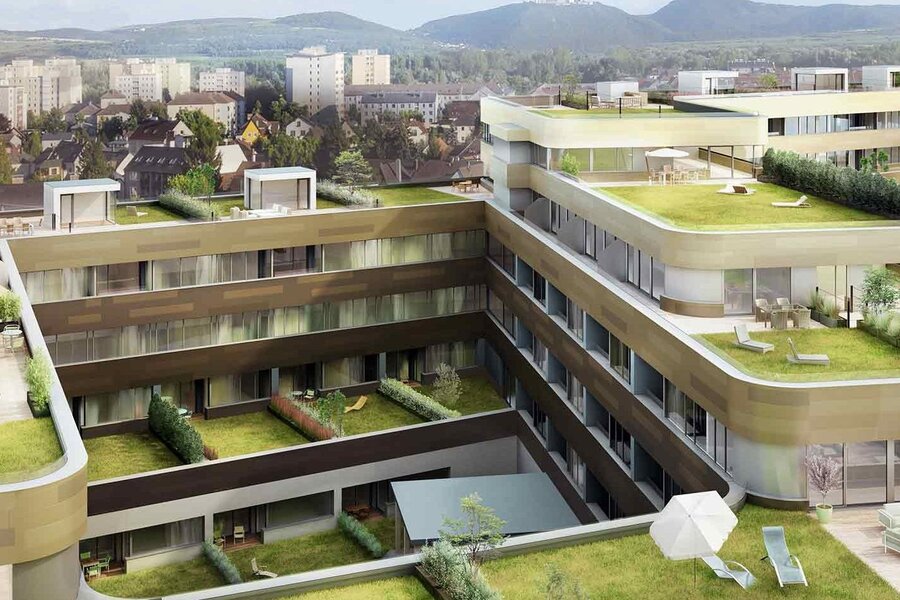 Studio apartment in new Wienertor Center