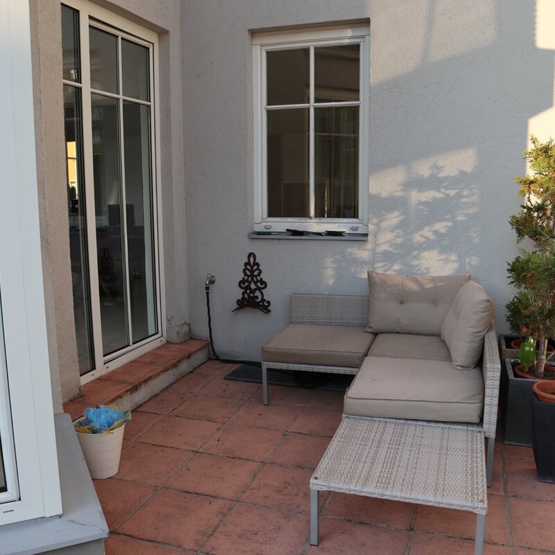 terrace on the right