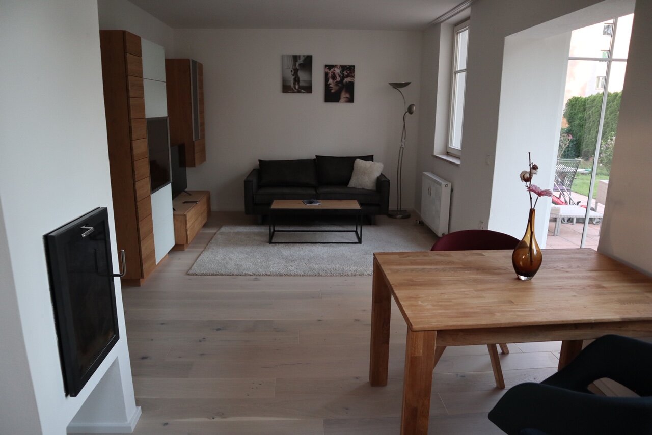 Dining and living area