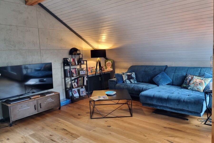 Sofa with TV