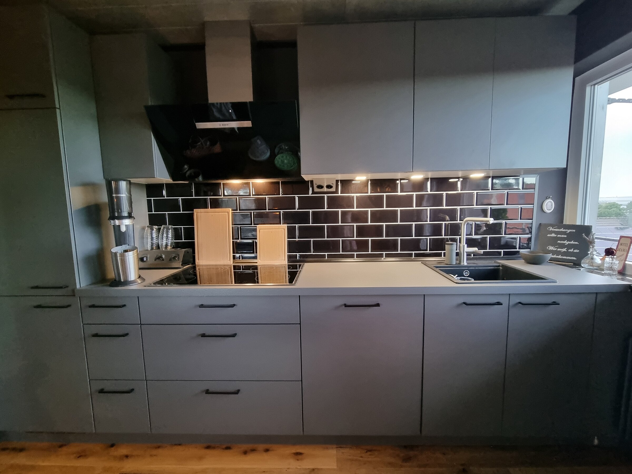 Kitchenette with stove, dishwasher,refrigerator