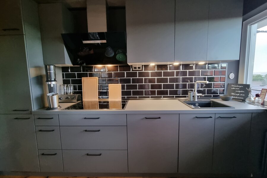 Kitchenette with stove, dishwasher,refrigerator