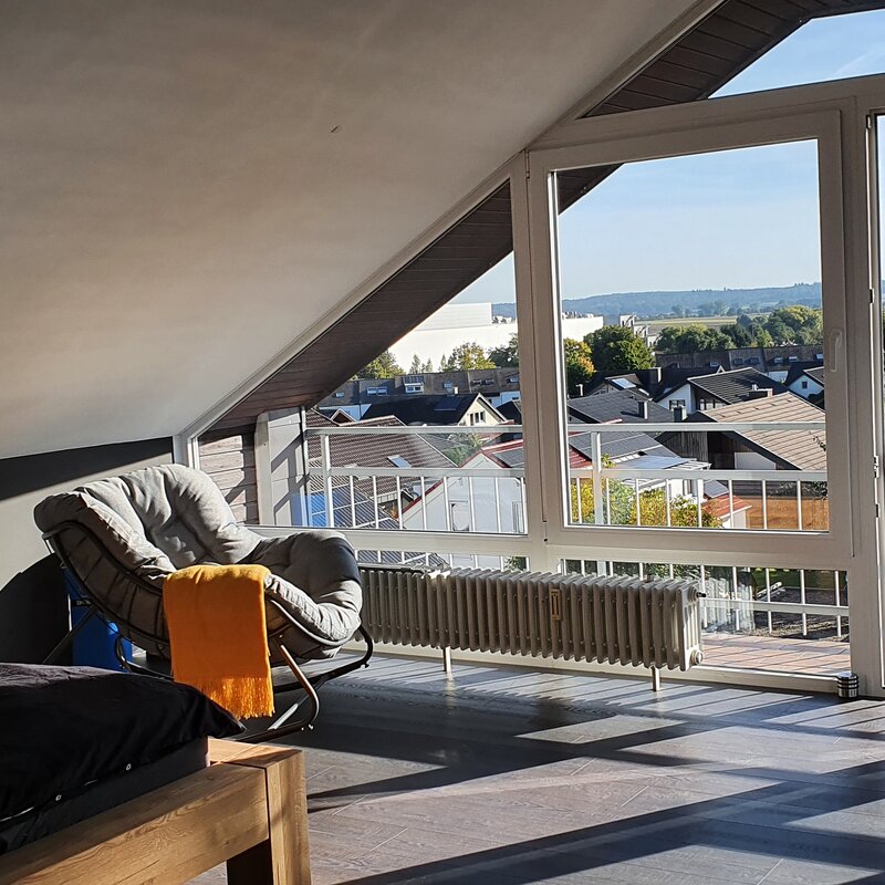 Bedroom with a view of Nufringen