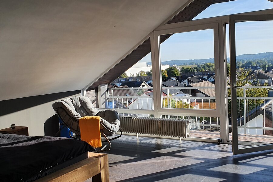 Bedroom with a view of Nufringen