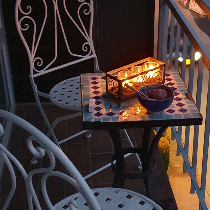 Small balcony of bedroom