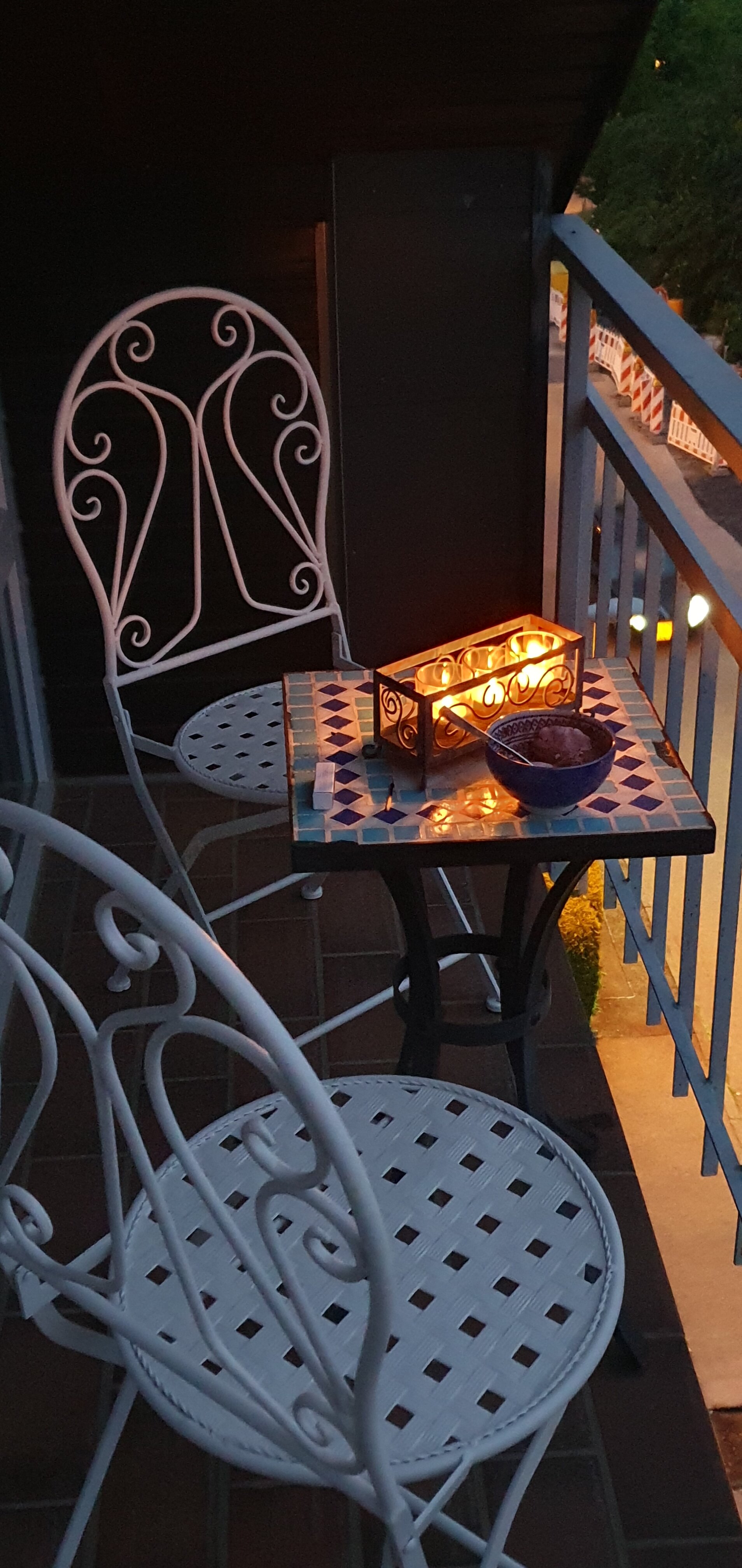 Small balcony of bedroom