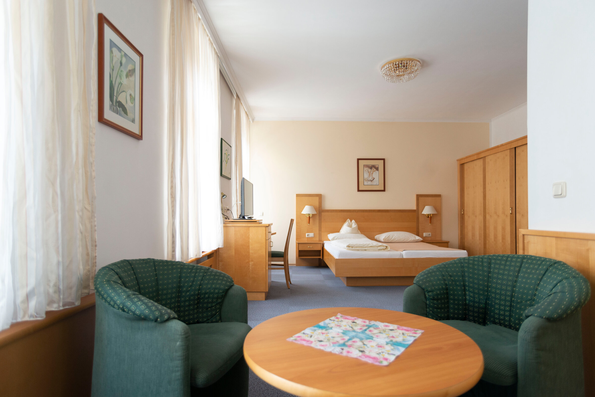 Wohn- Schlafzimmer 