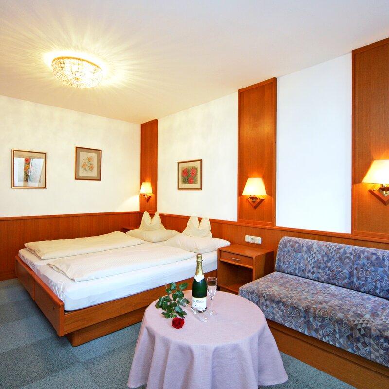 bed living room 40m² apartment 