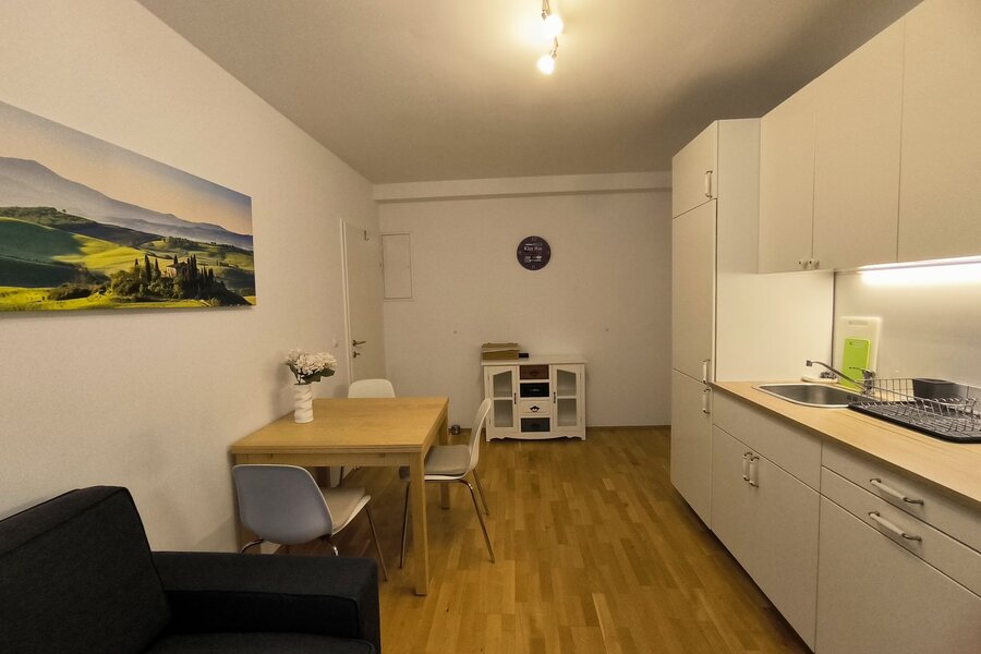 Sehr gemütliche Küche voll ausgestattet