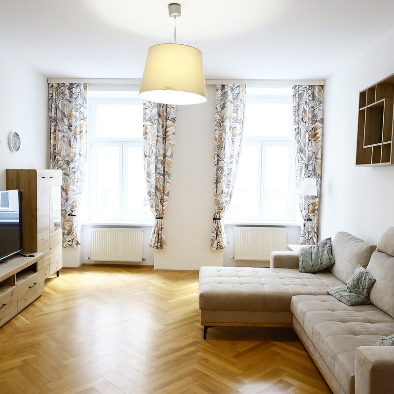 Zu sehen ist hier die Küche der Wohnung.