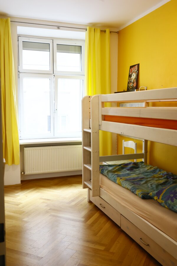 das Etagenbett kann auf Wunsch in zwei Einzelbetten umgebaut werdenn um