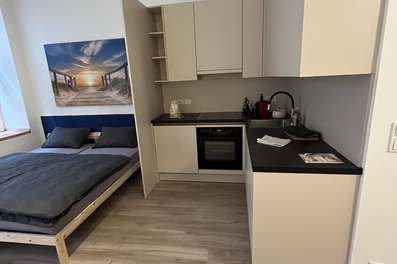 Furnished 1-room apartment with fitted kitchen – short-term rental & temporary housing for 1 to 6 months in Vienna