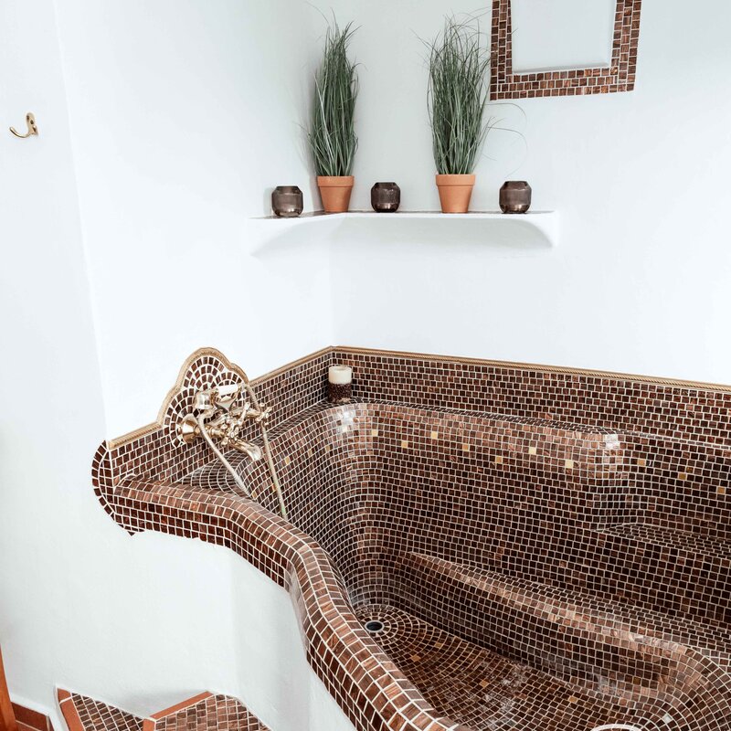 Wellness corner in bedroom 