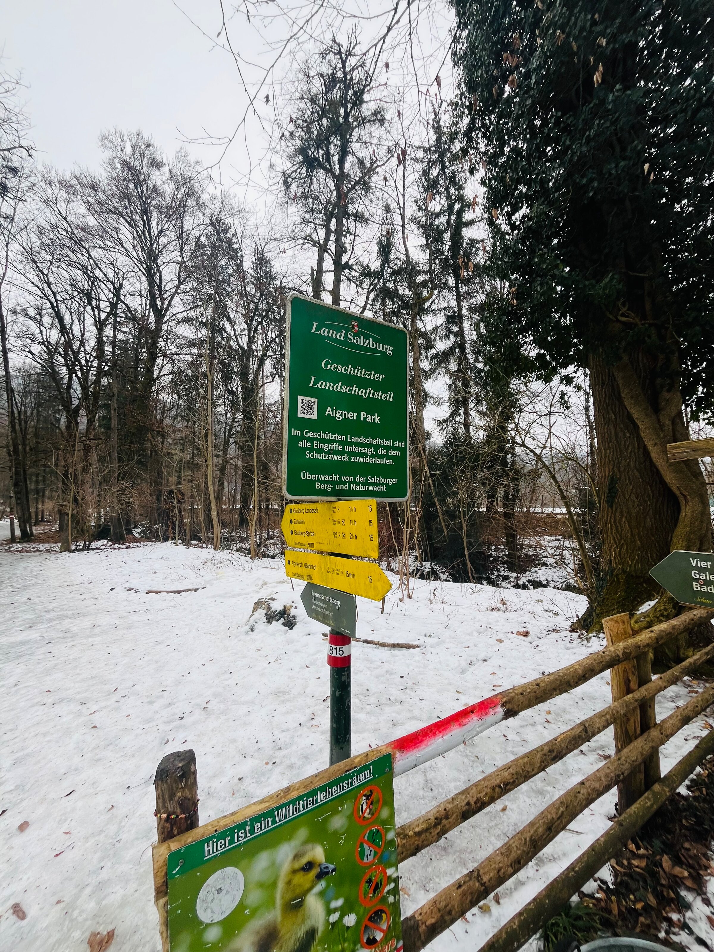 Naturerholungsgebiet Aigen in unmittelbarer Nähe