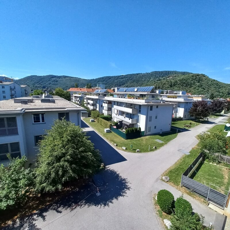 Blick in die Siedlung