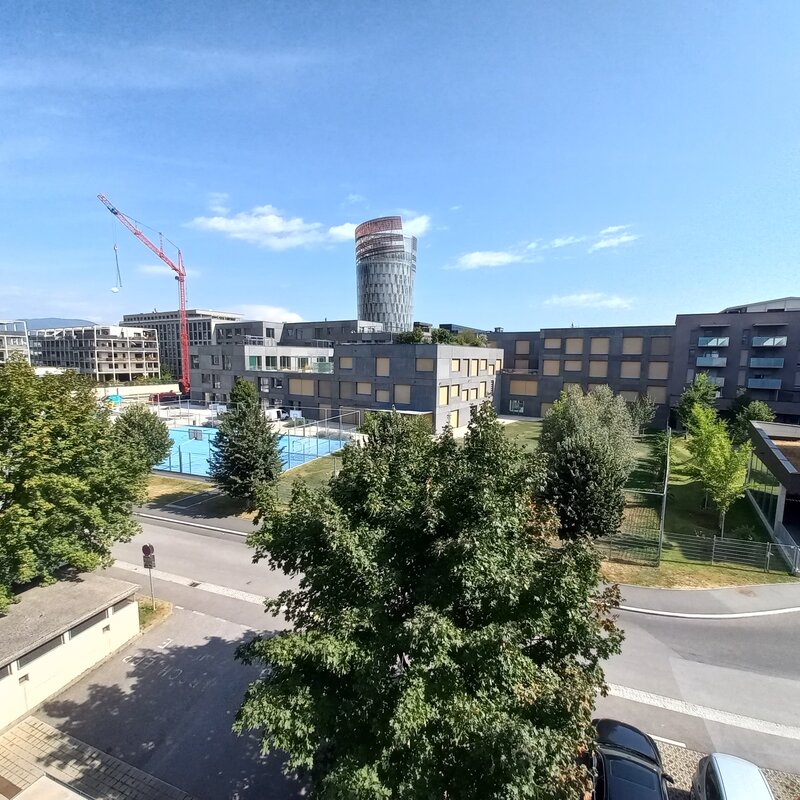 Balkonblick in Richtung Osten (Smart City)