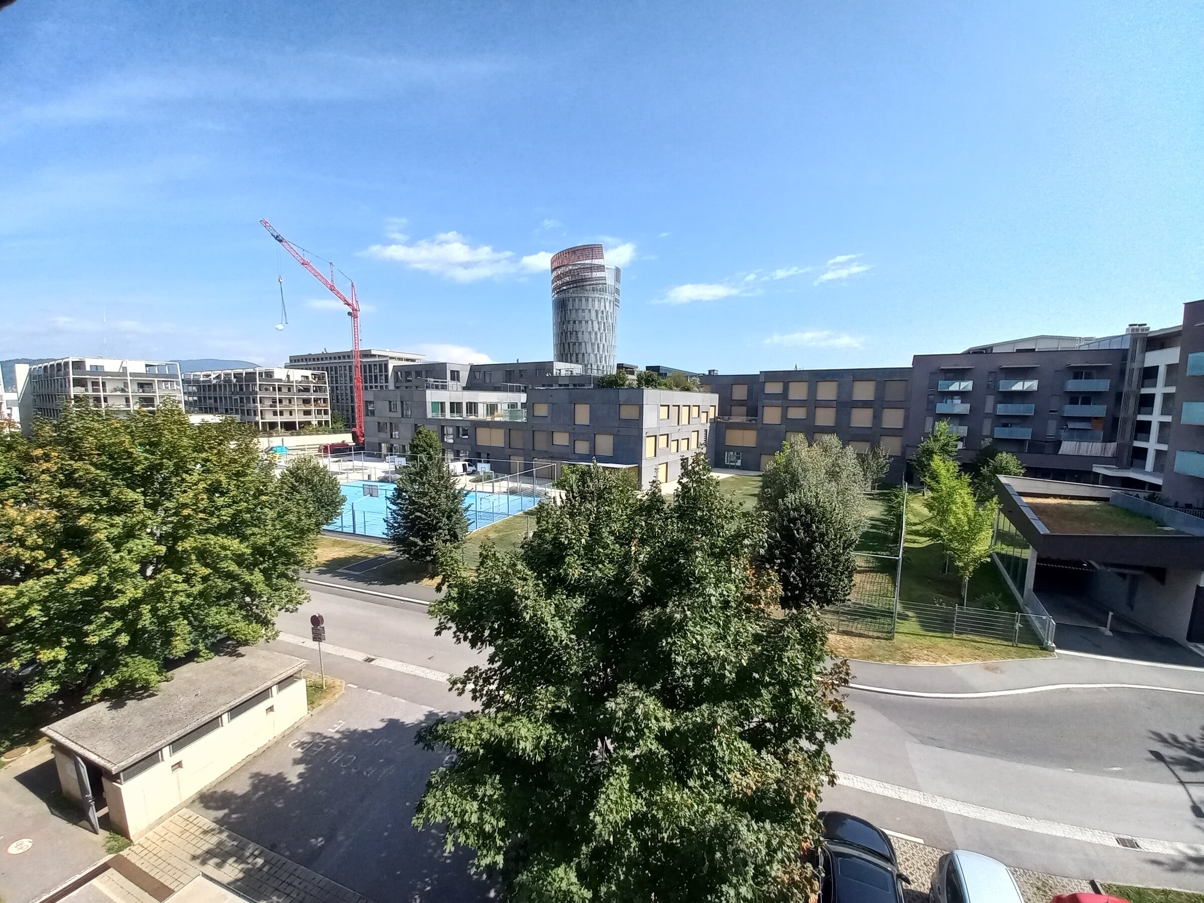 Balkonblick in Richtung Osten (Smart City)